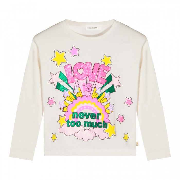 IVORY COTTON SWEATSHIRT