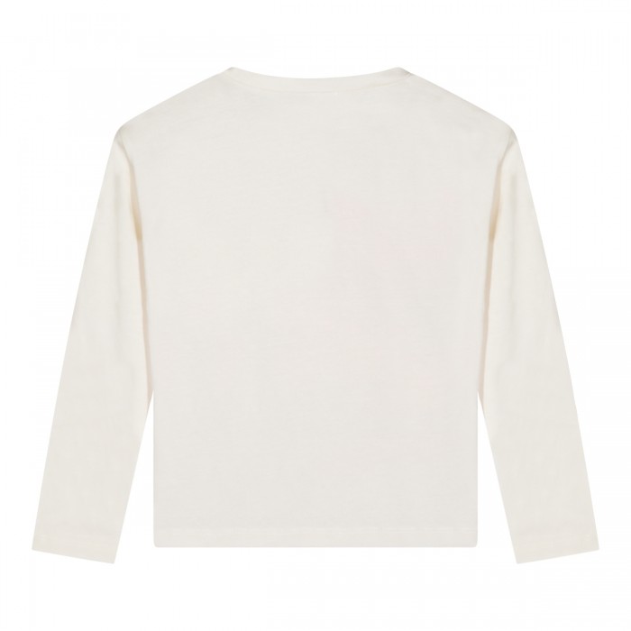 IVORY COTTON SWEATSHIRT 2