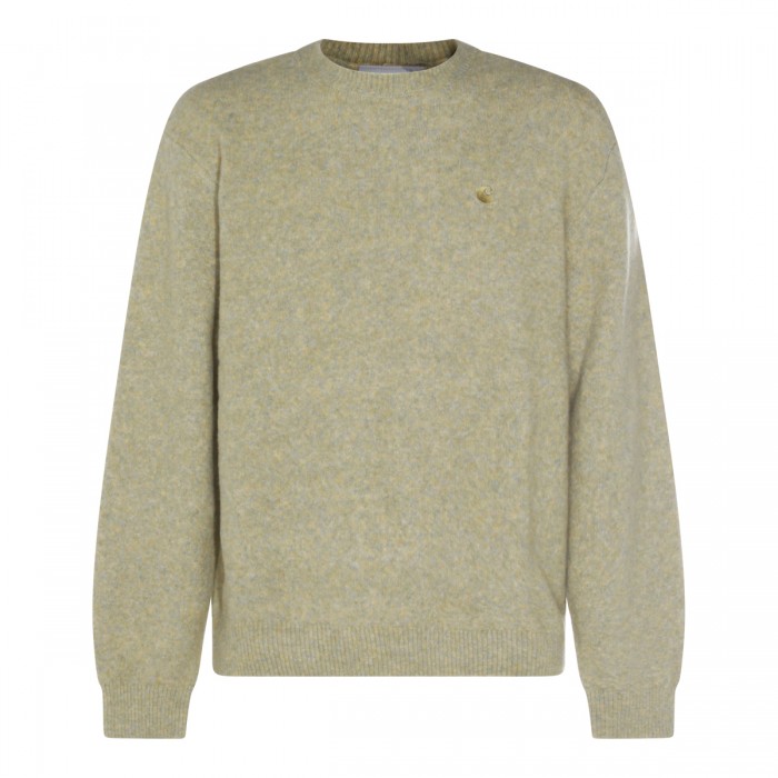 LIGHT GREEN WOOL KNITWEAR