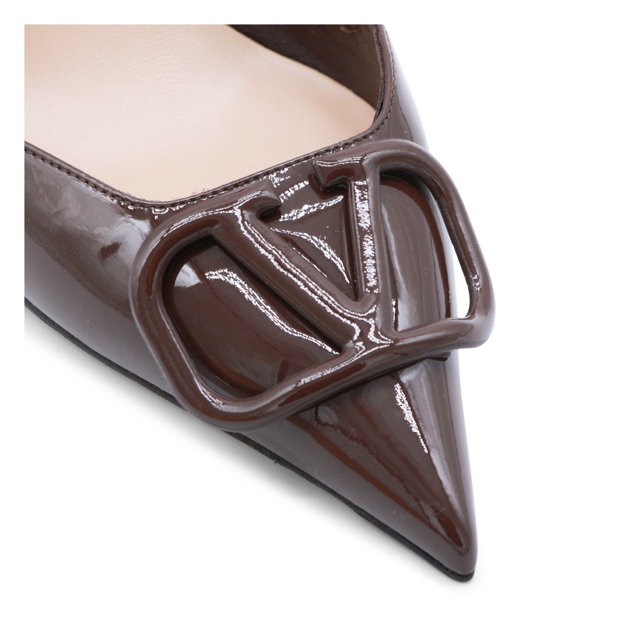 DARK BROWN LEATHER PUMPS DARK BROWN LEATHER PUMPS