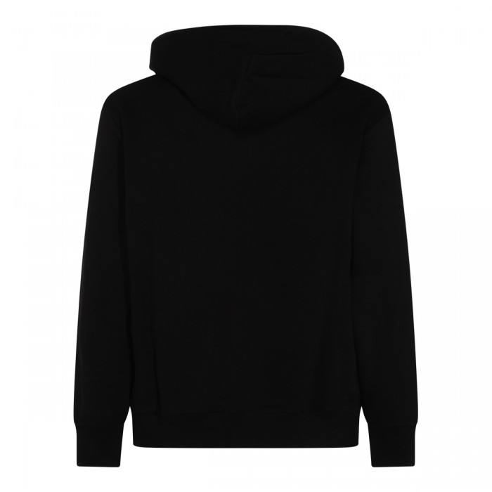 BLACK COTTON SWEATSHIRT 2