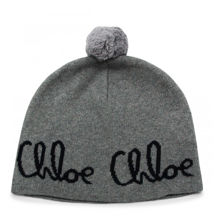 DARK GREY COTTON BEANIE