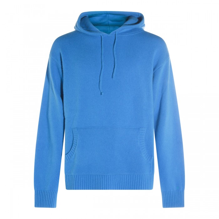 LIGHT BLUE WOOL KNITWEAR