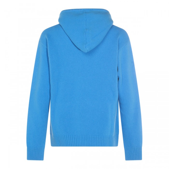 LIGHT BLUE WOOL KNITWEAR 2