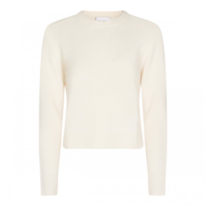 WHITE CASHMERE KNITWEAR