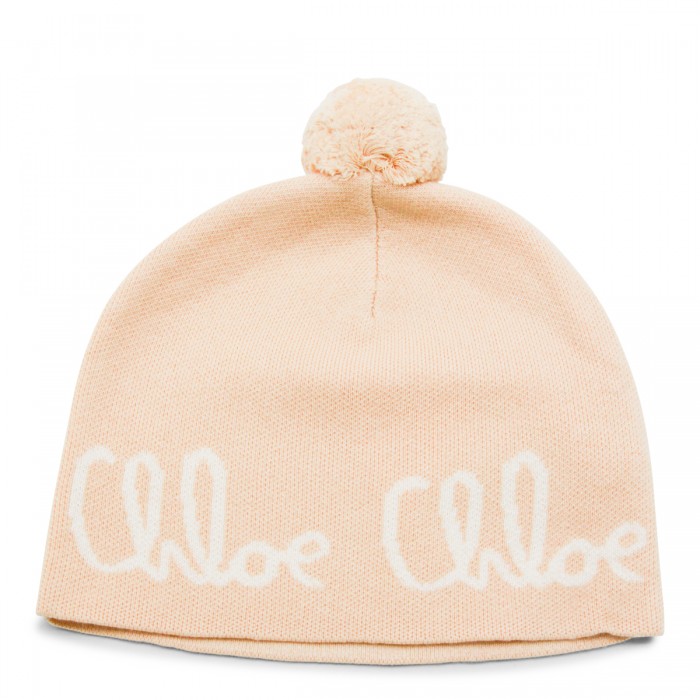 BEIGE COTTON BEANIE 2