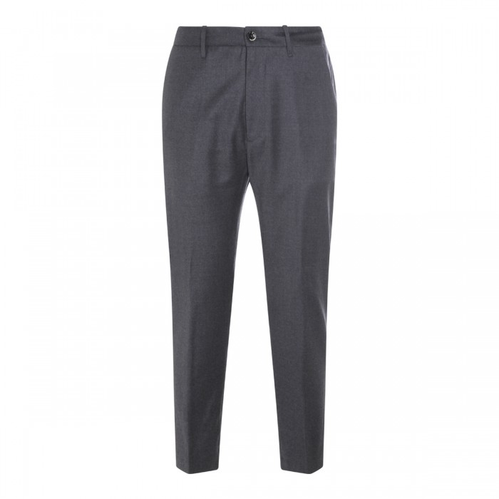 GREY WOOL PANTS