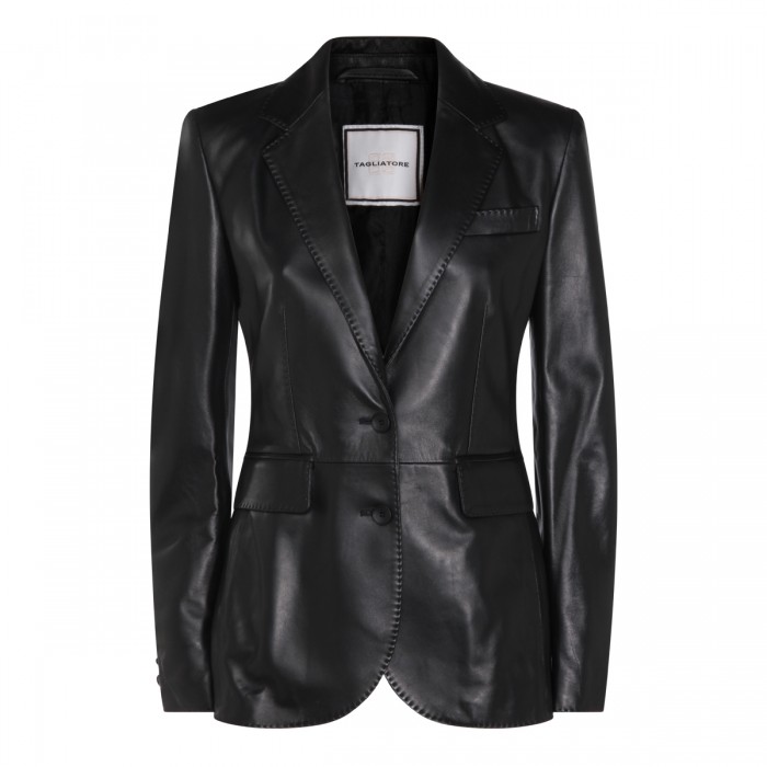 BLACK WOOL BLAZER