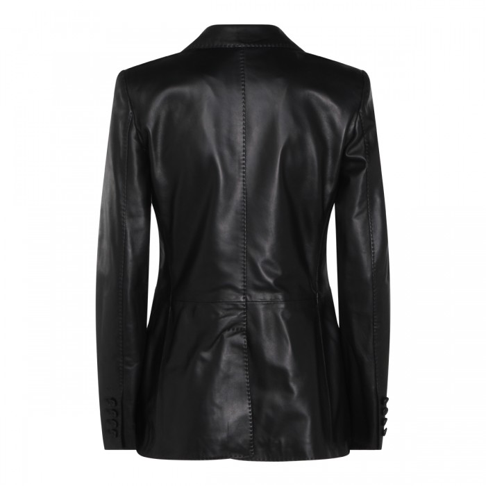 BLACK WOOL BLAZER 2