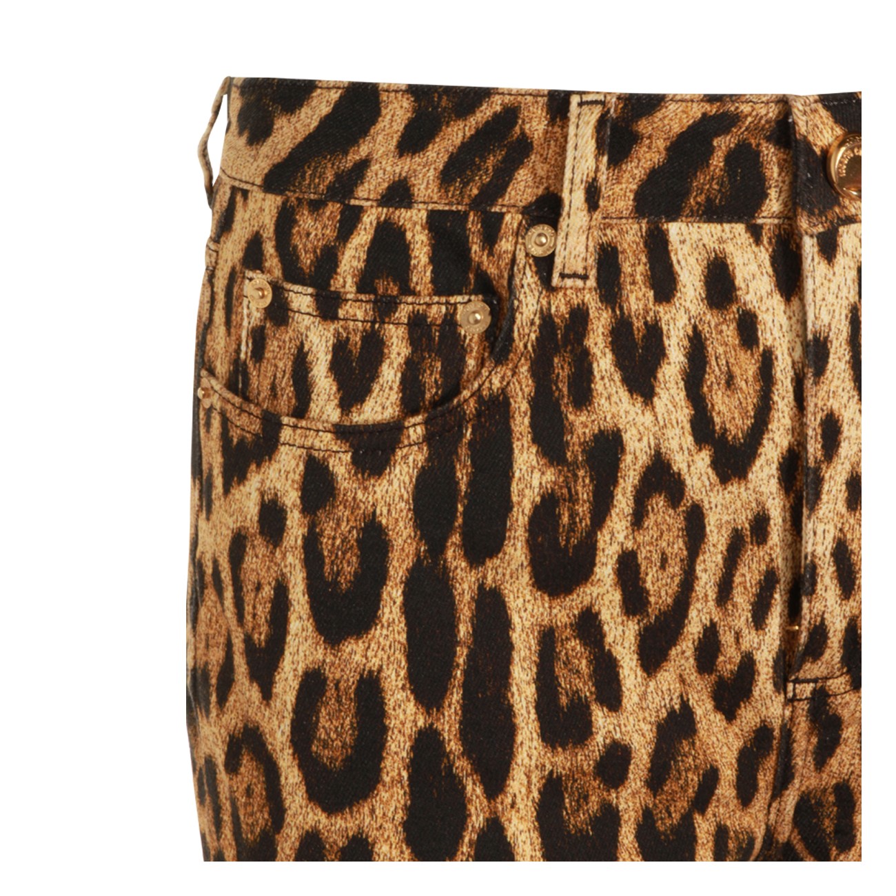 LEOPARD COTTON JEANS LEOPARD COTTON JEANS