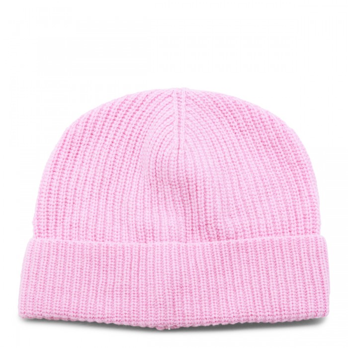PINK WOOL BEANIE