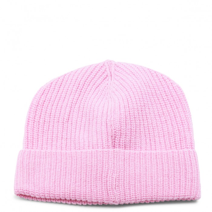 PINK WOOL BEANIE 2