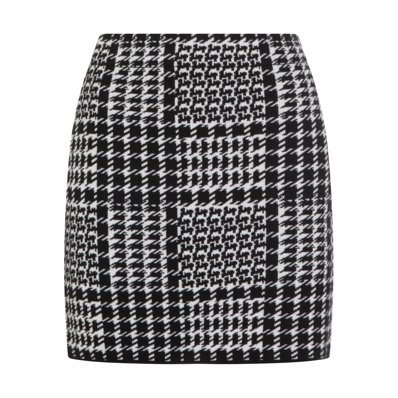 BLACK AND WHITE VISCOSE SKIRT BLACK AND WHITE VISCOSE SKIRT