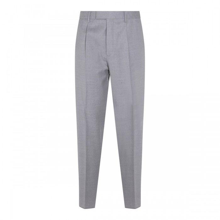 GREY WOOL PANTS
