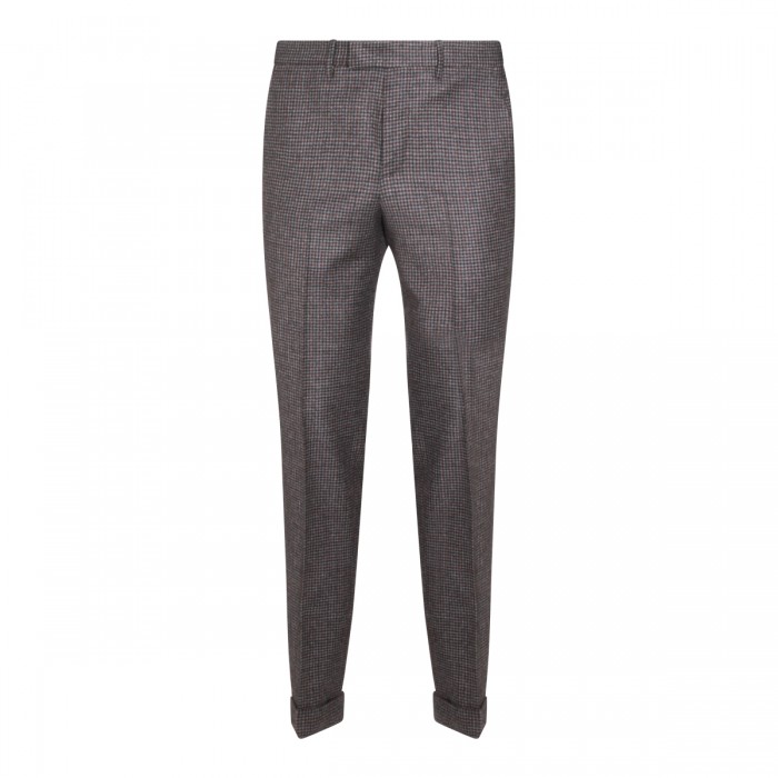 BURGUNDY WOOL PANTS