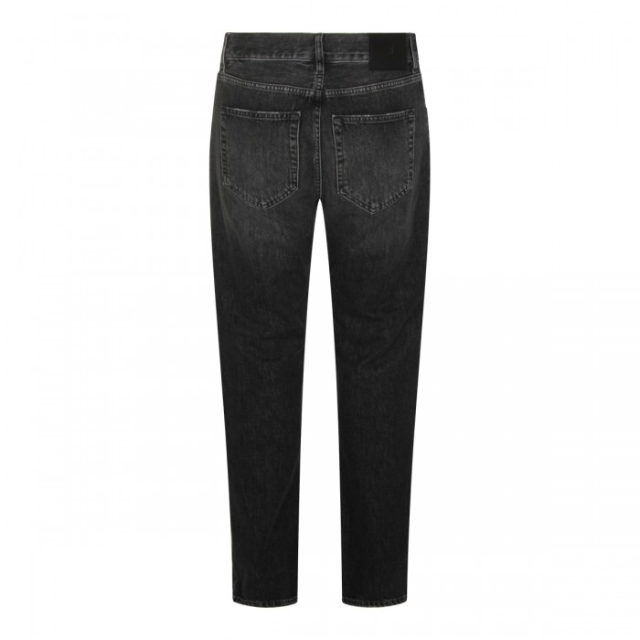 DARK GREY COTTON JEANS 2