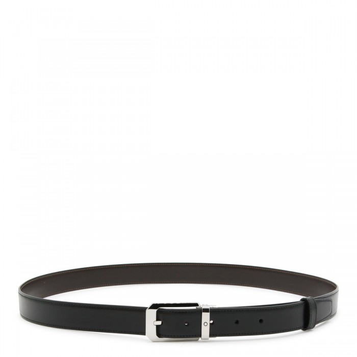 BLACK LEATHER BELT