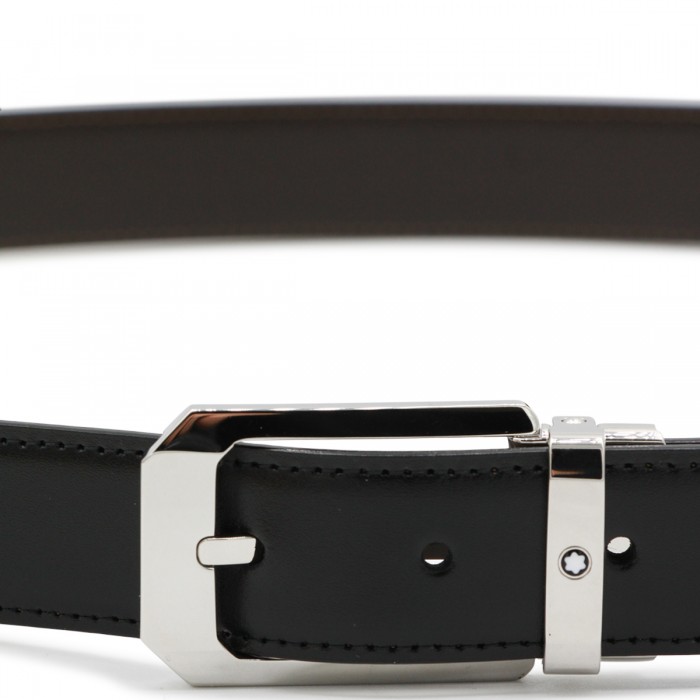BLACK LEATHER BELT 2
