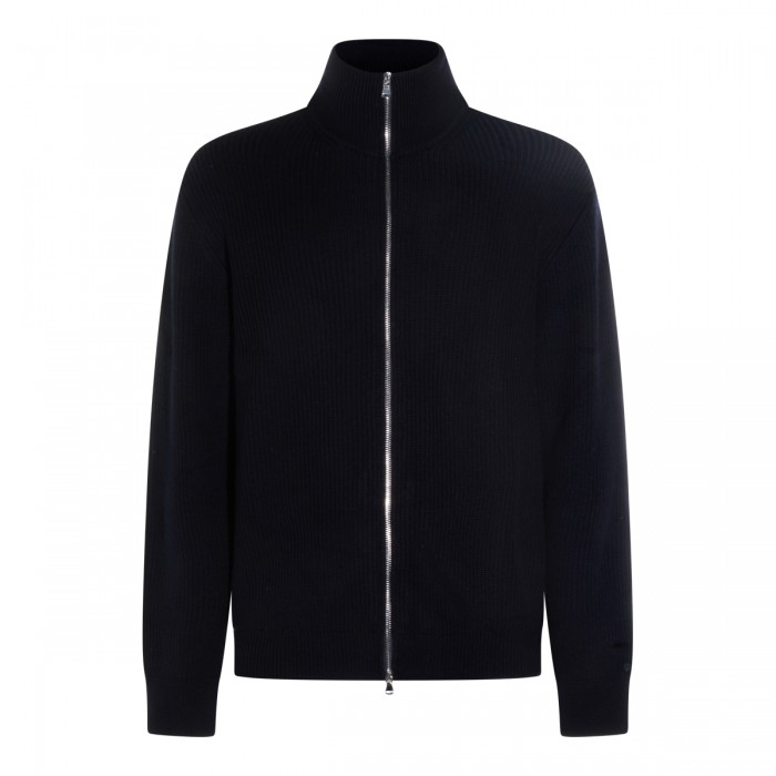 DARK BLUE WOOL KNITWEAR