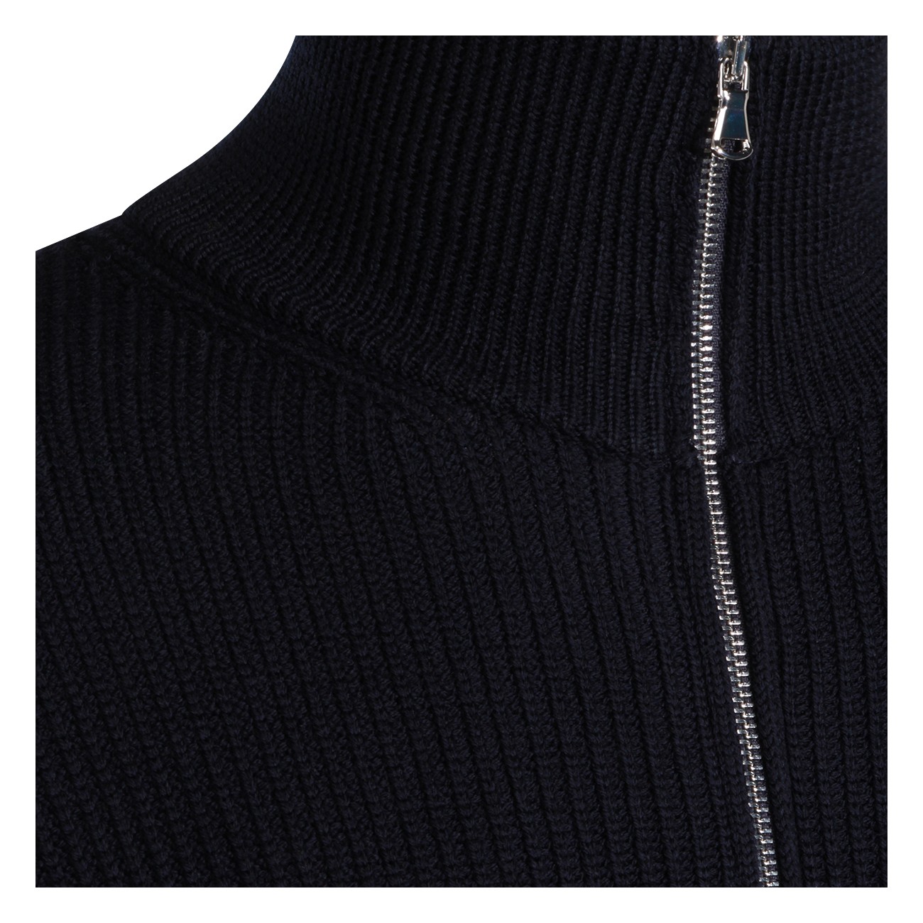 DARK BLUE WOOL KNITWEAR DARK BLUE WOOL KNITWEAR