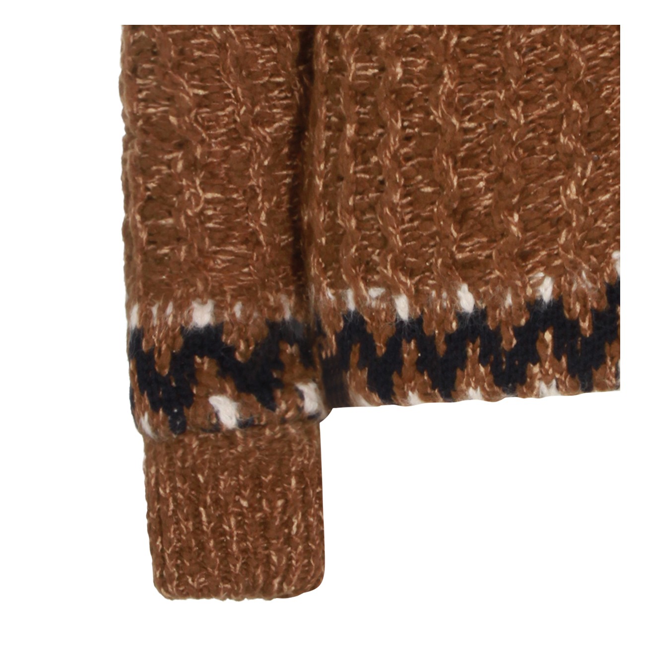 BROWN WOOL DOWN JACKET BROWN WOOL DOWN JACKET