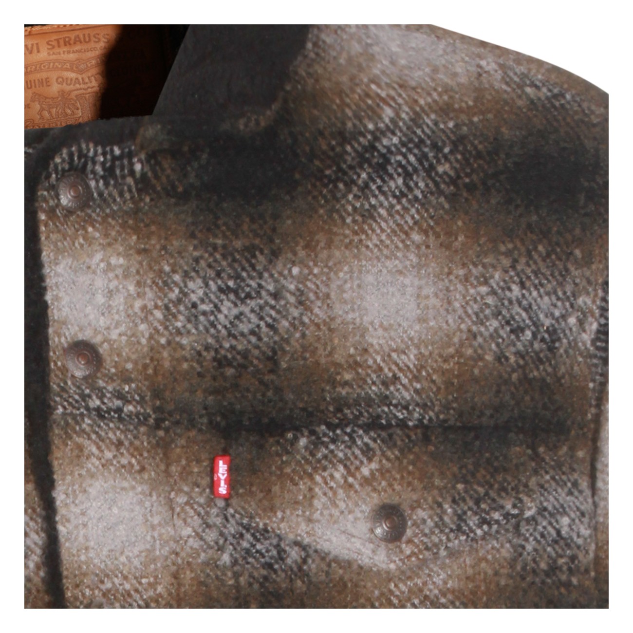 MULTICOLOR BROWN COTTON CASUAL JACKET MULTICOLOR BROWN COTTON CASUAL JACKET