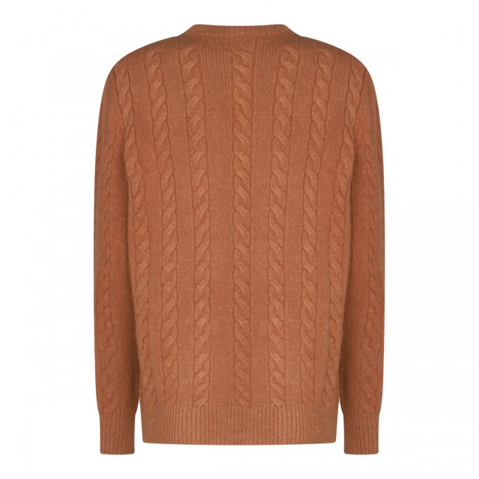 BROWN WOOL KNITWEAR 2