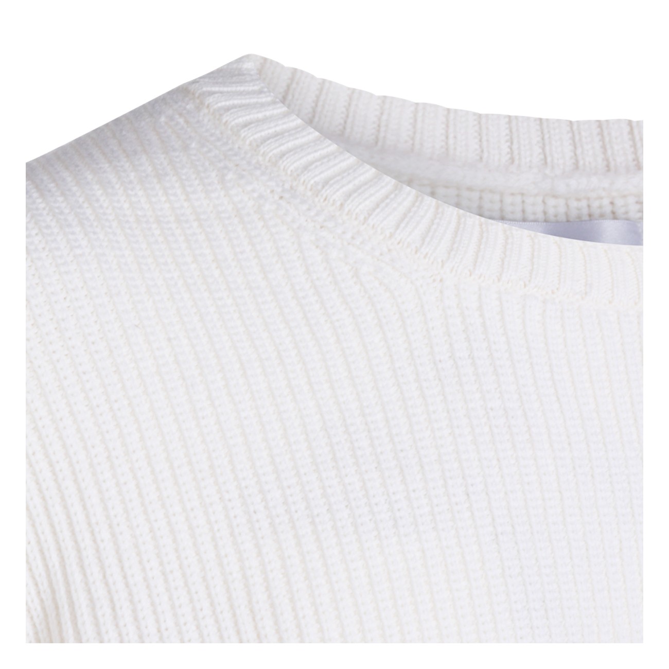 WHITE WOOL KNITWEAR WHITE WOOL KNITWEAR