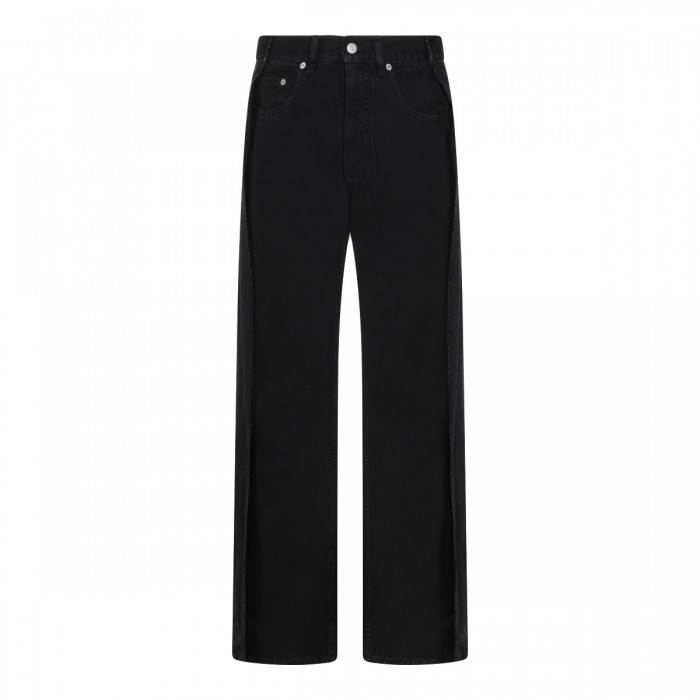 BLACK COTTON DENIM JEANS