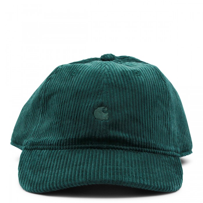 GREEN COTTON BASEBALL CAP