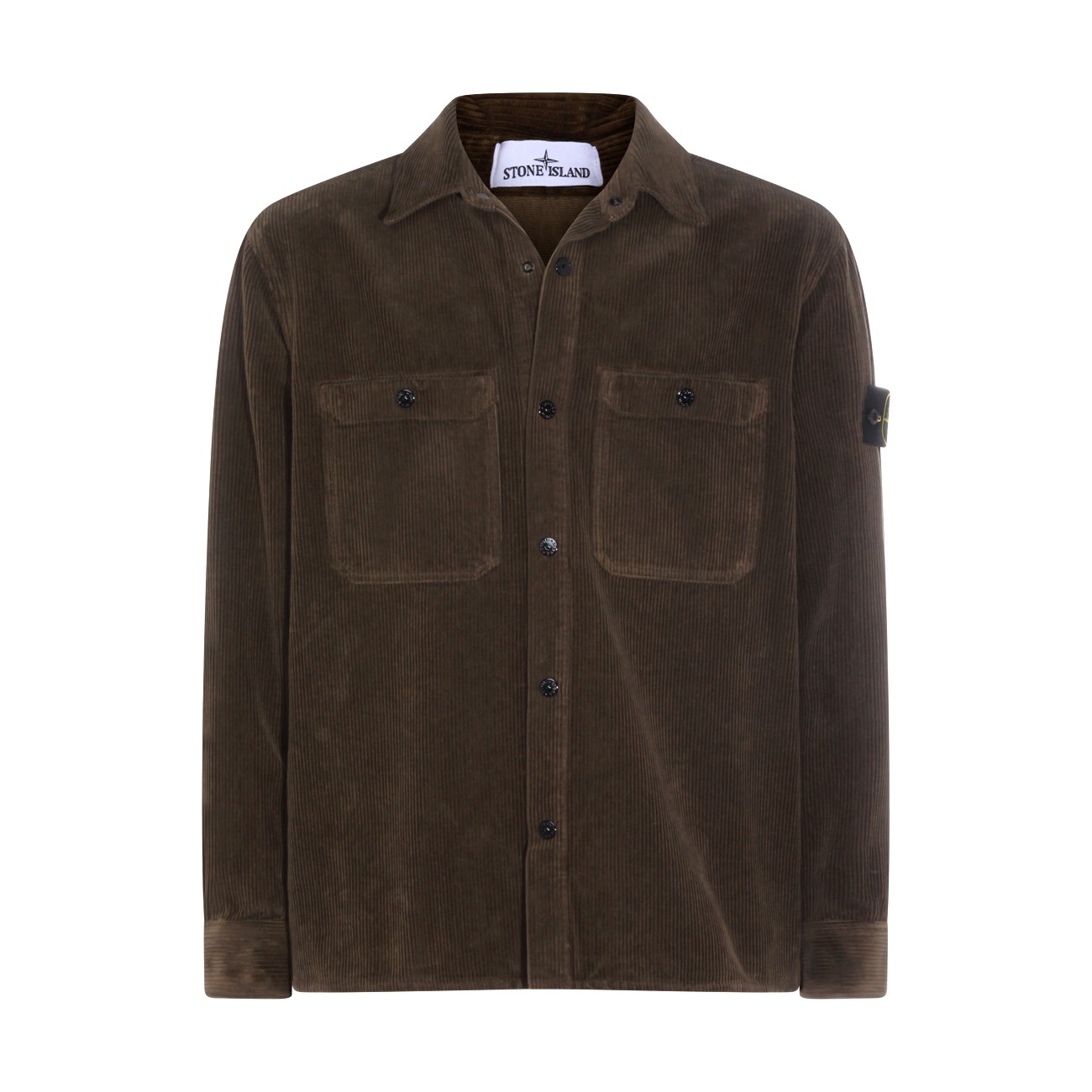 MILITARY GREEN COTTON SHIRT MILITARY GREEN COTTON SHIRT