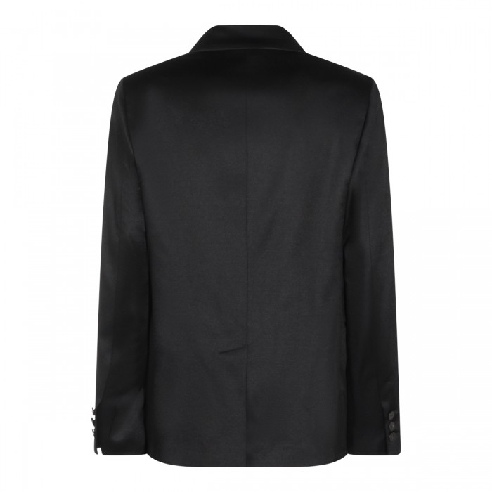 BLACK WOOL BLAZER 2