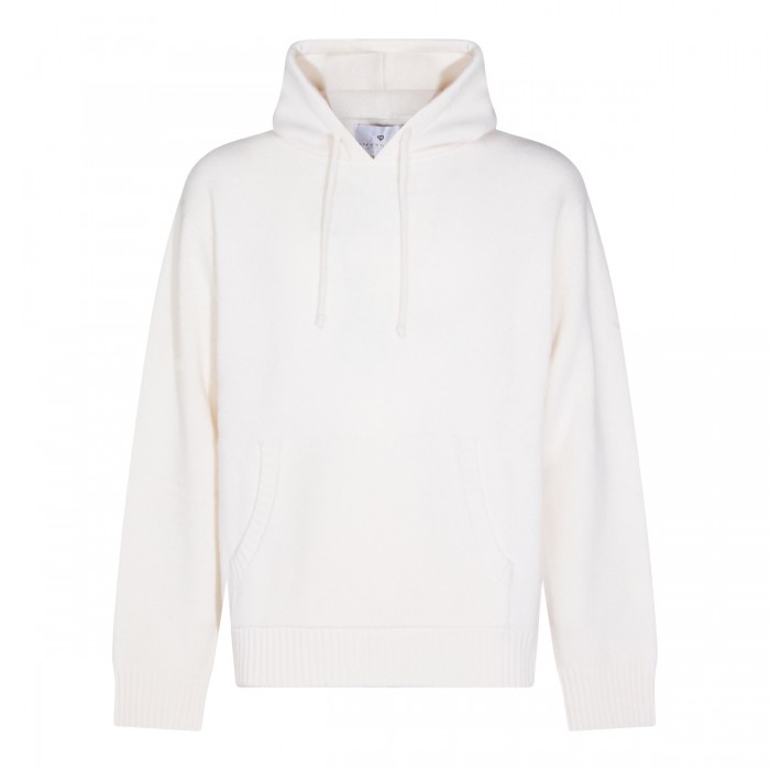 WHITE WOOL KNITWEAR