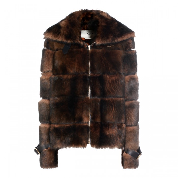 BROWN FUR JACKET