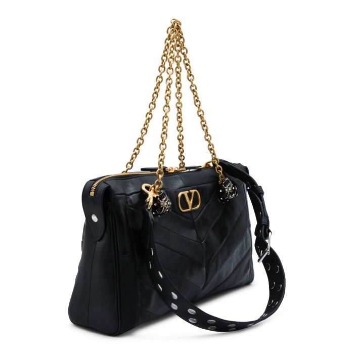 BLACK LEATHER PANTHEA... 2