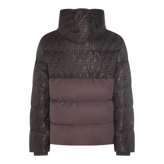 BROWN COTTON DOWN JACKET 2