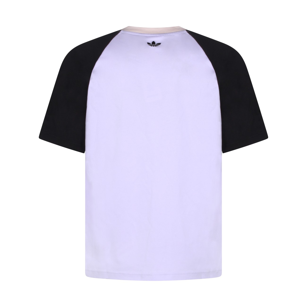 WHITE AND BLACK COTTON T-SHIRT WHITE AND BLACK COTTON T-SHIRT