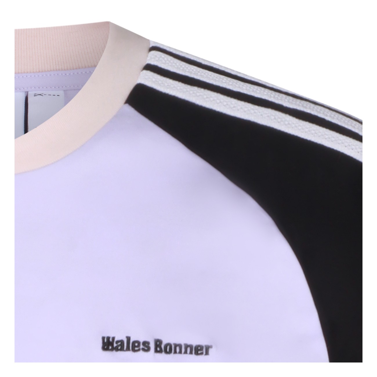 WHITE AND BLACK COTTON T-SHIRT WHITE AND BLACK COTTON T-SHIRT