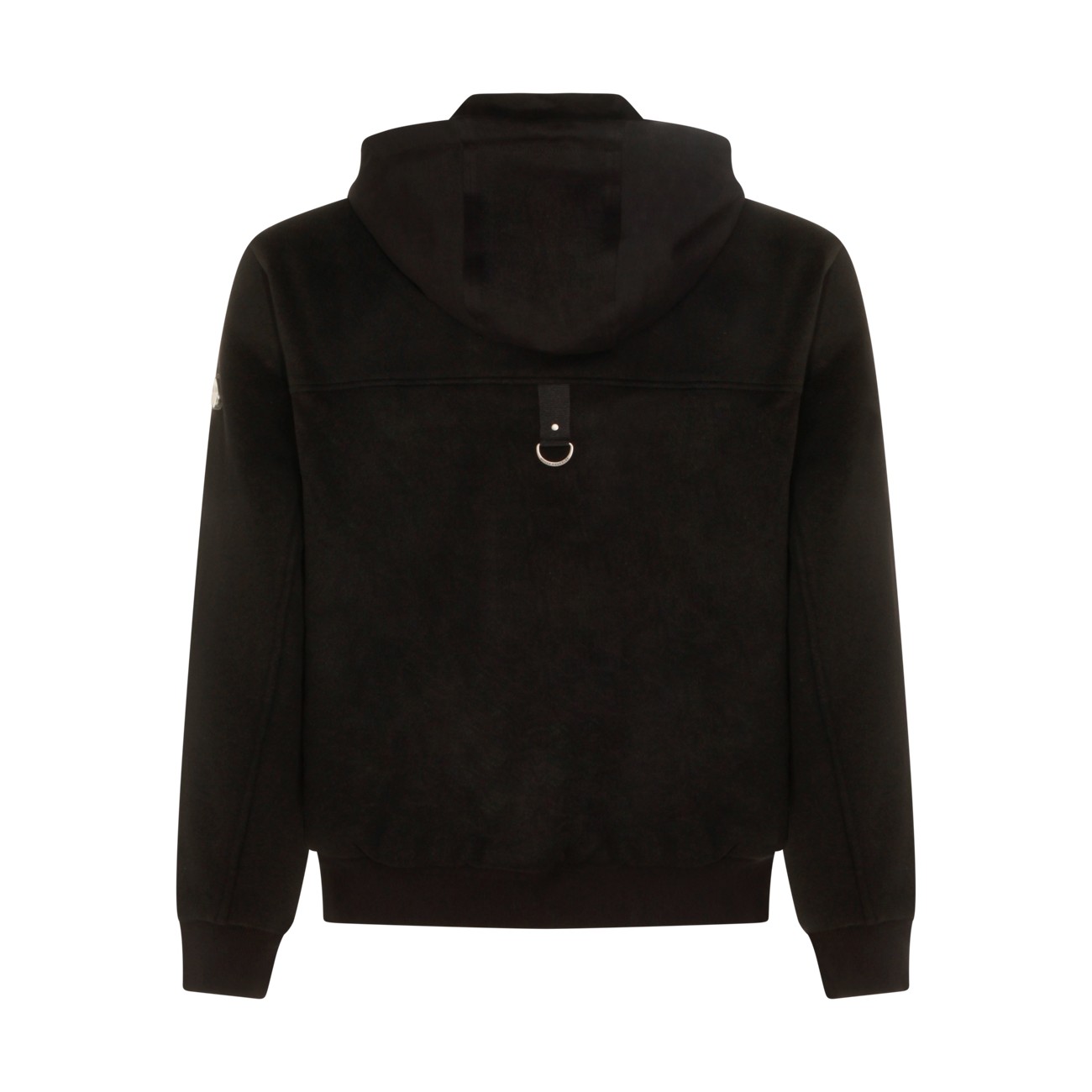 BLACK WOOL CASUAL JACKET  BLACK WOOL CASUAL JACKET