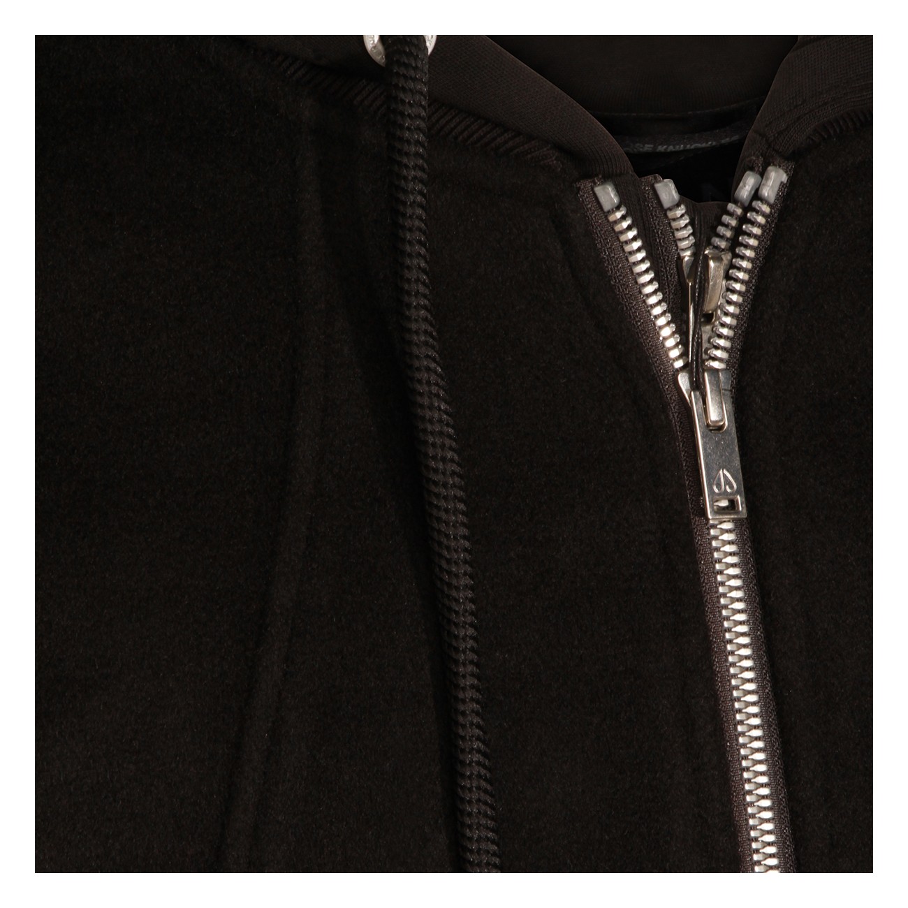 BLACK WOOL CASUAL JACKET  BLACK WOOL CASUAL JACKET