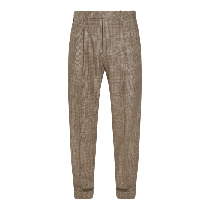 BROWN WOOL PANTS