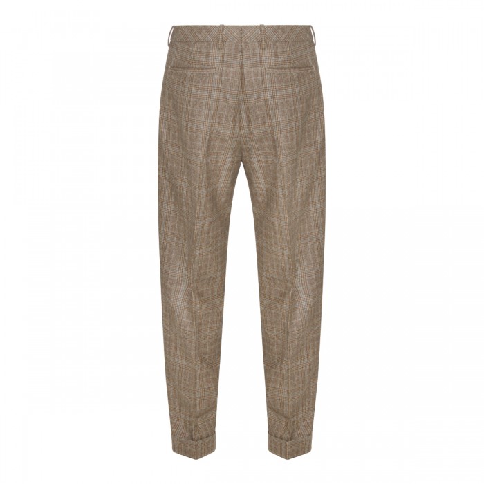 BROWN WOOL PANTS 2