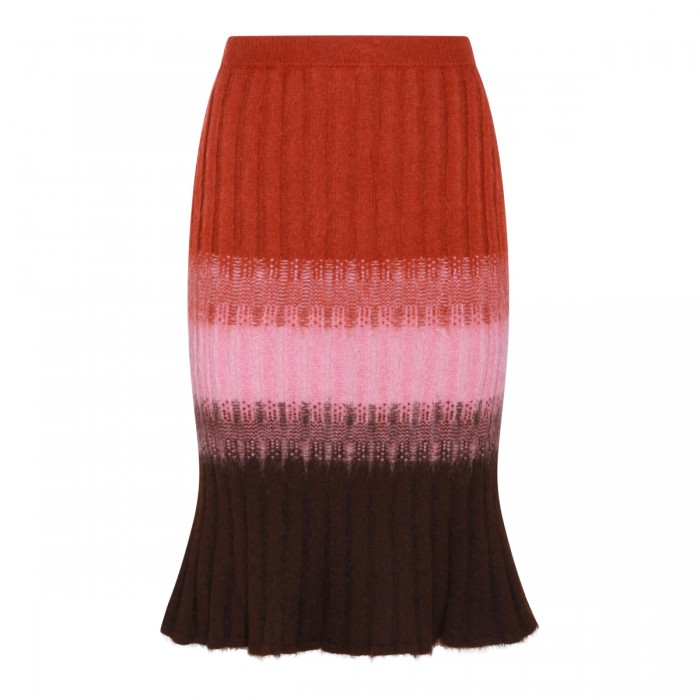MULTICOLOR WOOL SKIRT