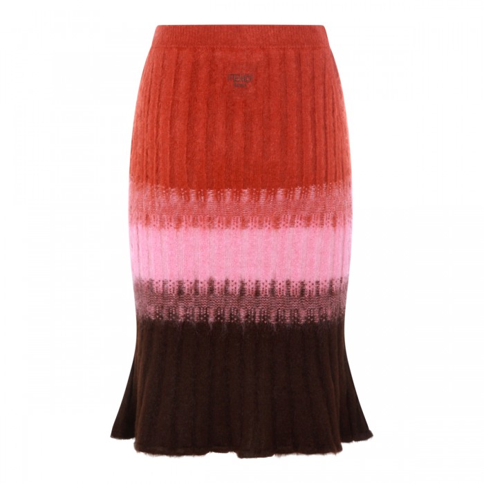 MULTICOLOR WOOL SKIRT 2