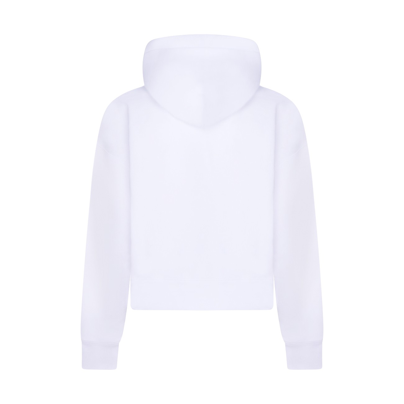 WHITE COTTON SWEATSHIRT WHITE COTTON SWEATSHIRT
