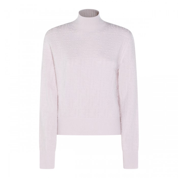 LIGHT GREY WOOL KNITWEAR