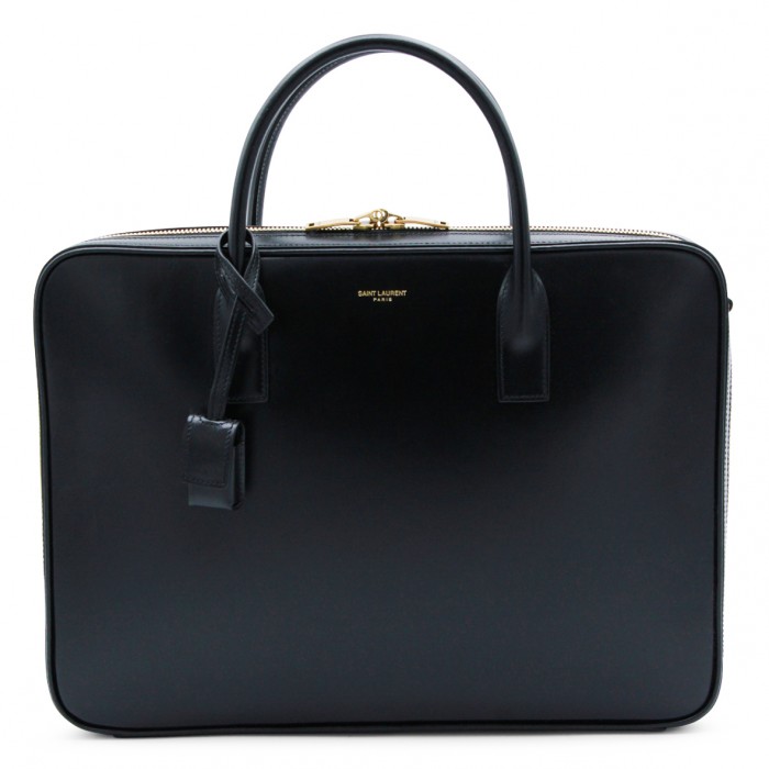 BLACK LEATHER SAC DE JOUR...