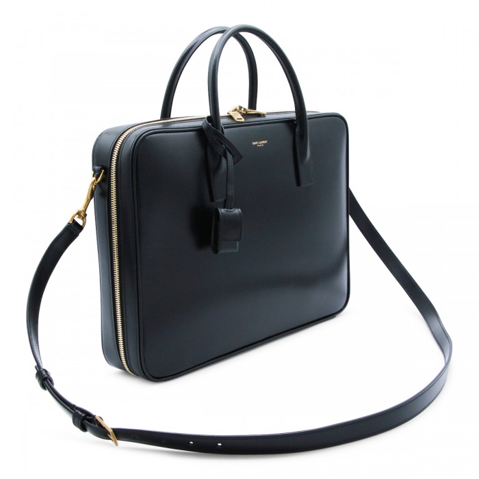 BLACK LEATHER SAC DE JOUR... 2