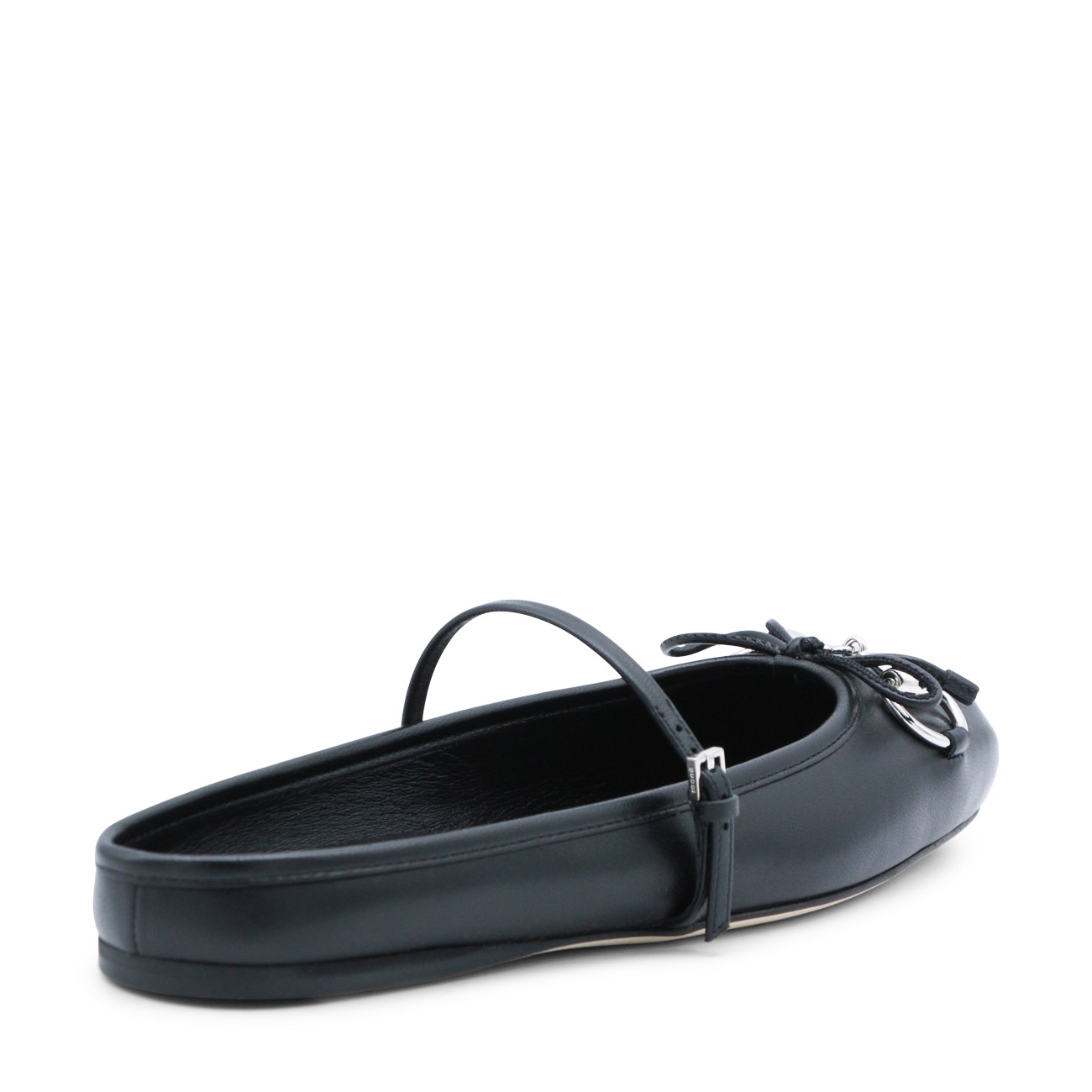 BLACK LEATHER FLATS BLACK LEATHER FLATS