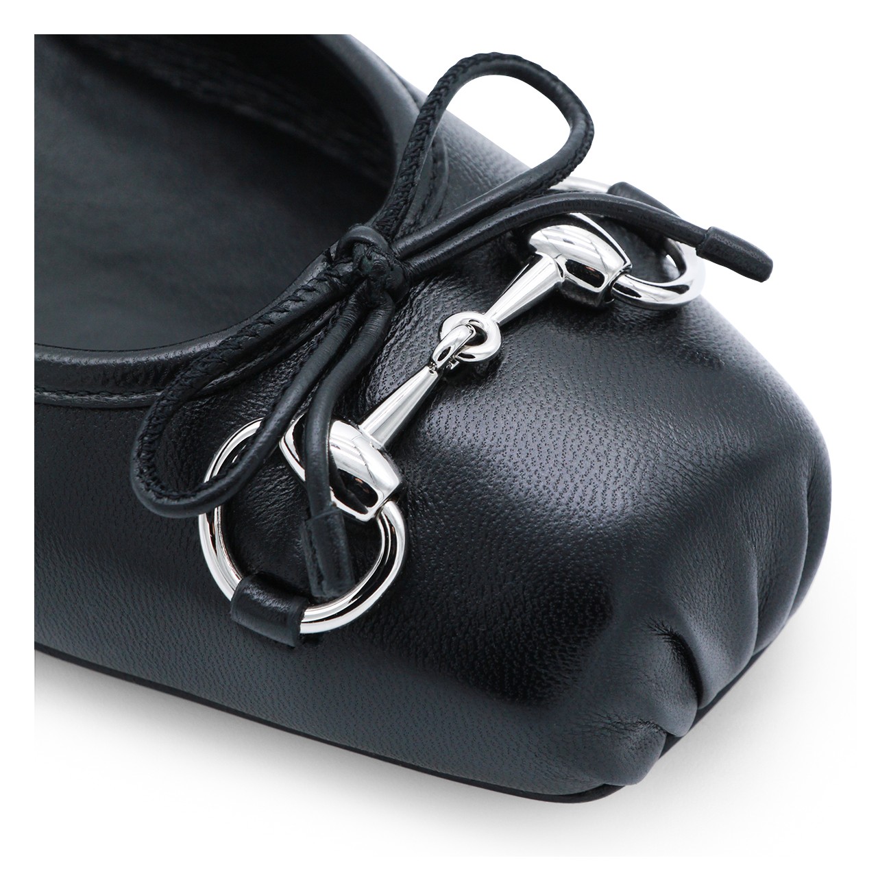 BLACK LEATHER FLATS BLACK LEATHER FLATS